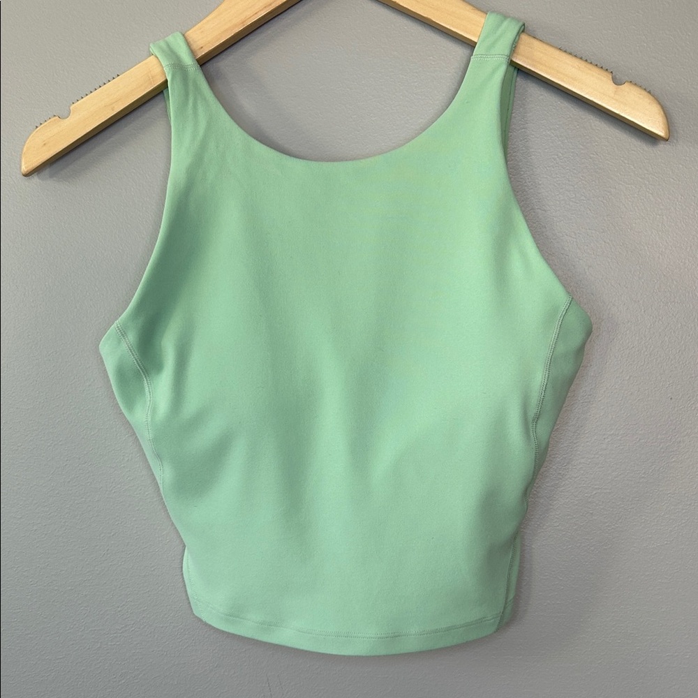 Lululemon Align High Neck Tank Top‎ Size 4 Creamy Mint